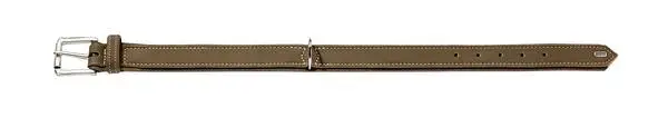 Hunter Hunting halsbånd str.55 Oliven - justerbart hundehalsbånd (42 - 48 cm., B 3,5 cm.)